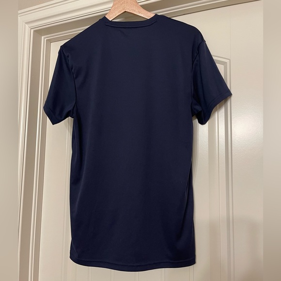 Under Armour men’s navy tech shirt sz med - Picture 3 of 4